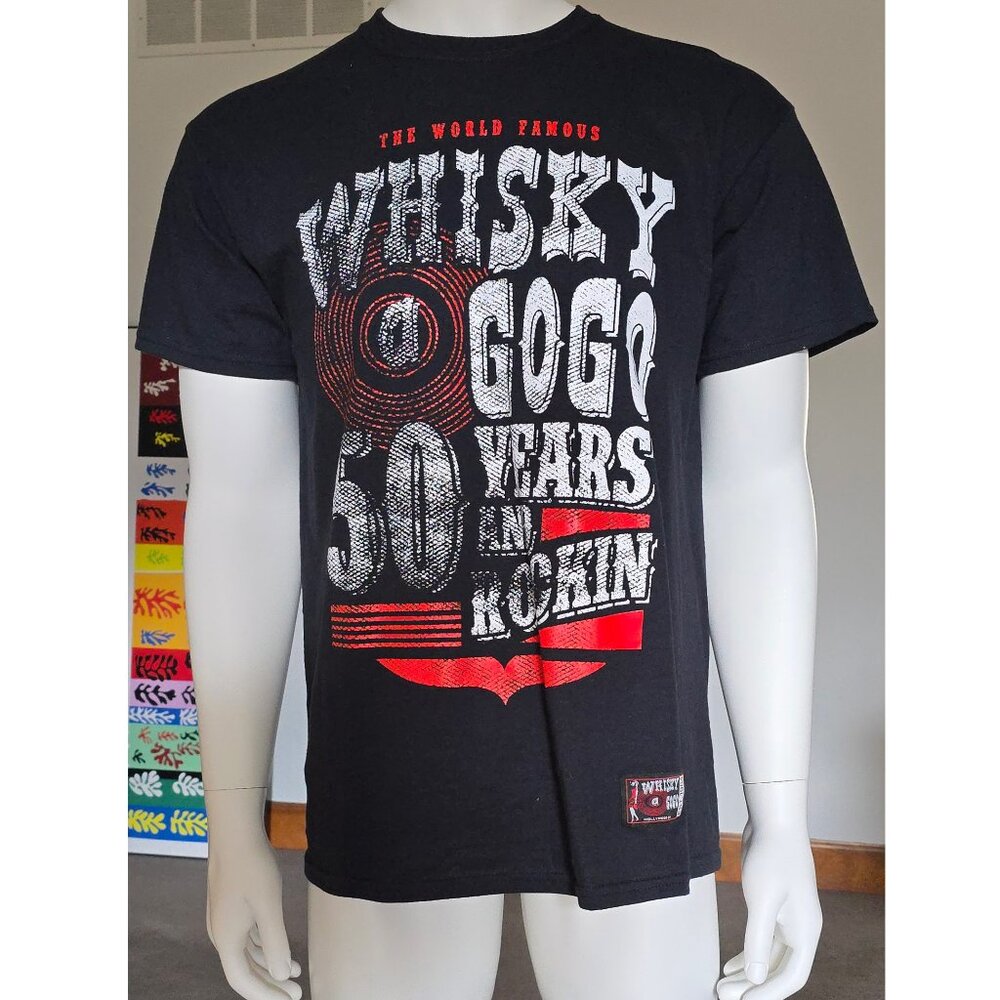 New Whisky a Go Go 50th Anniversary “50 Years & Rockin” T-Shirt Sizel Large